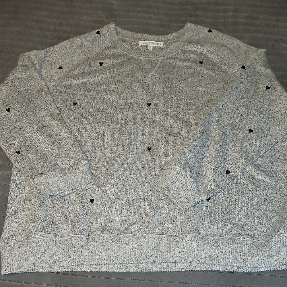 Workshop Republic Clothing Gray Knit Sweater